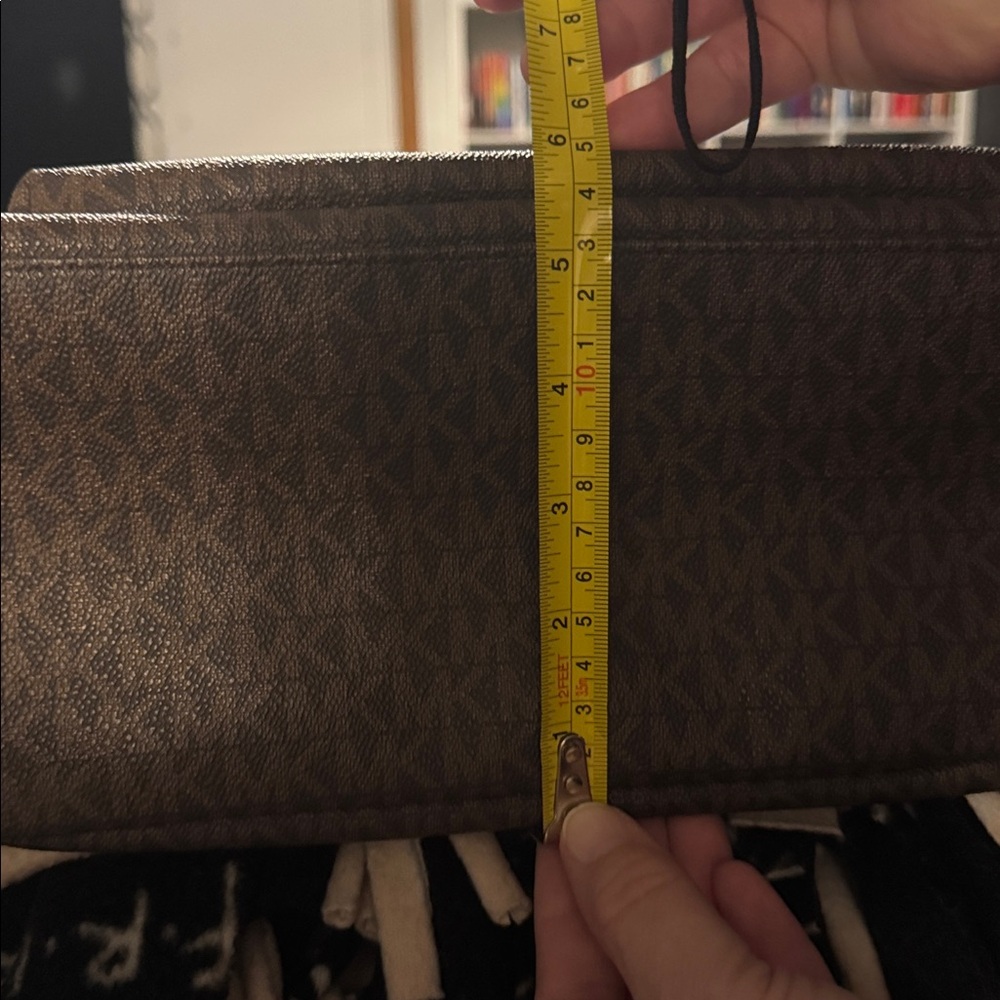 Michael Kors Brown Signature Backpack - Picture 9 of 11